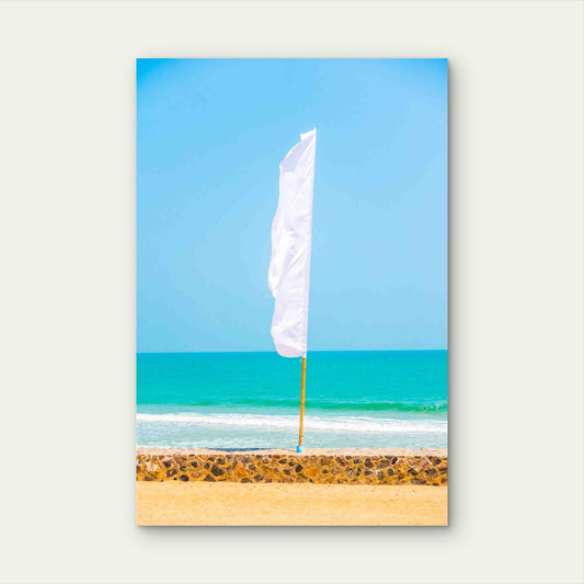 Abstract Pattern Sky Banner Sea 60x90cm Metal Print Ready to Hang