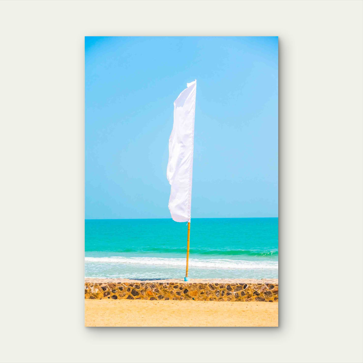 Abstract Pattern Sky Banner Sea 40x60cm Metal Print Ready to Hang