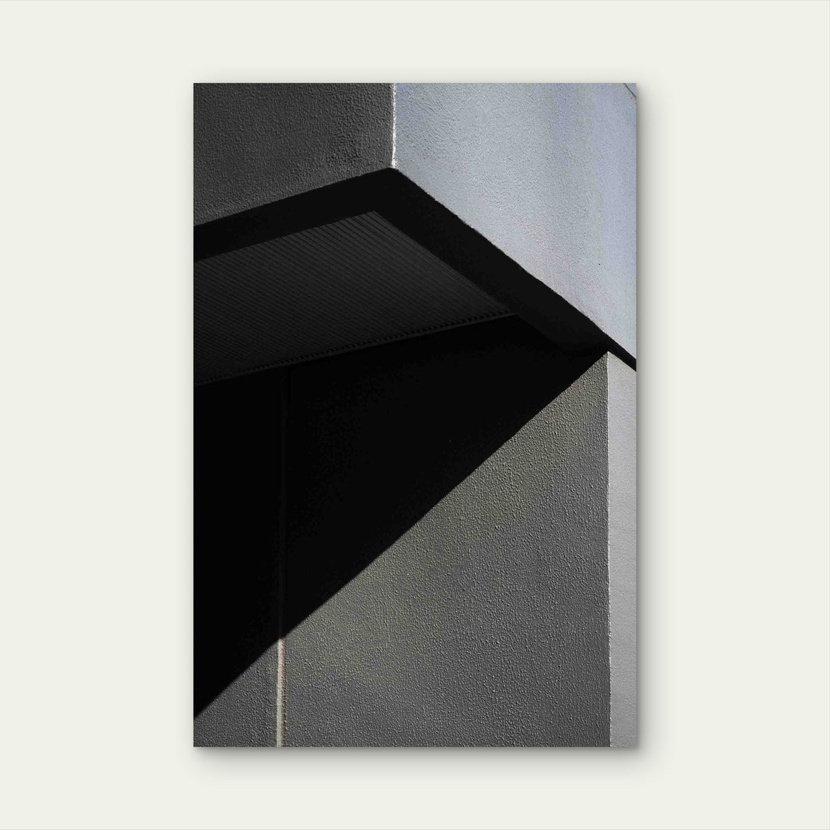 City Building Shadows 40x60cm Metal Print Ready to Hang