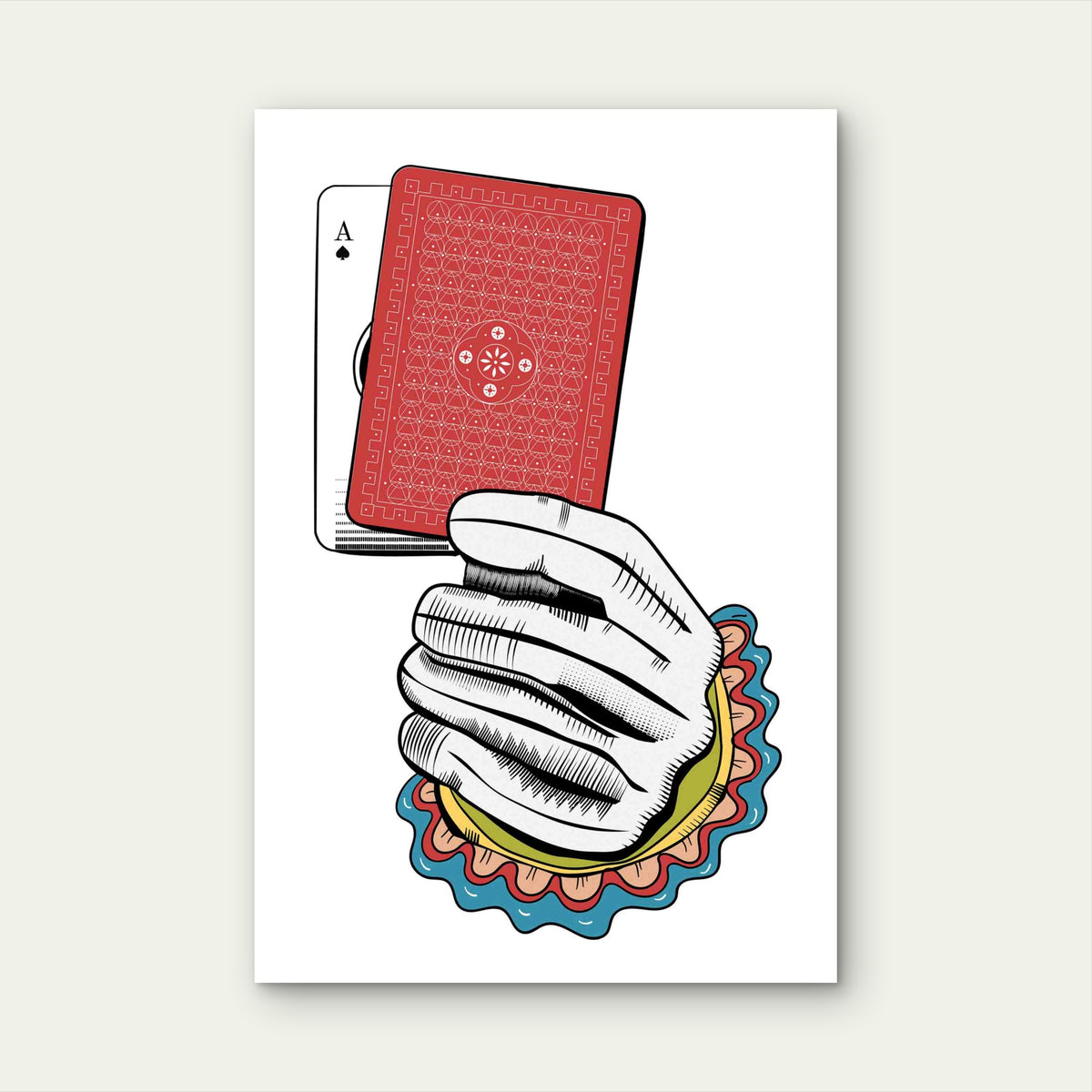 The Magician's Reveal Metal Print Ready to Hang