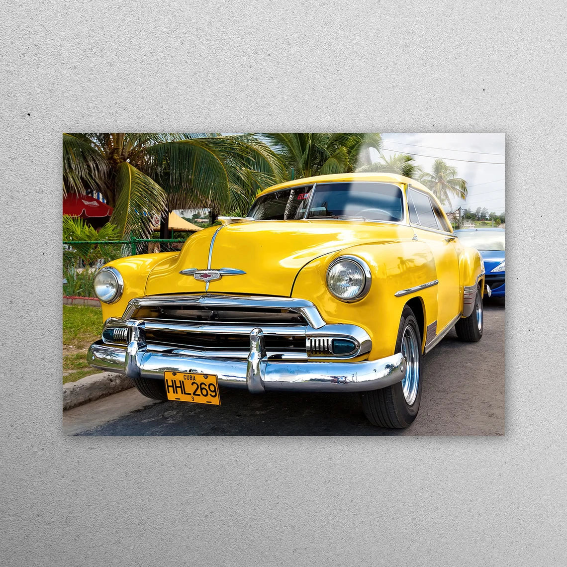 Retro Classic Car Acrylic Glass Print Tempered Glass Wall Art 100% Made in Australia Ready to Hang