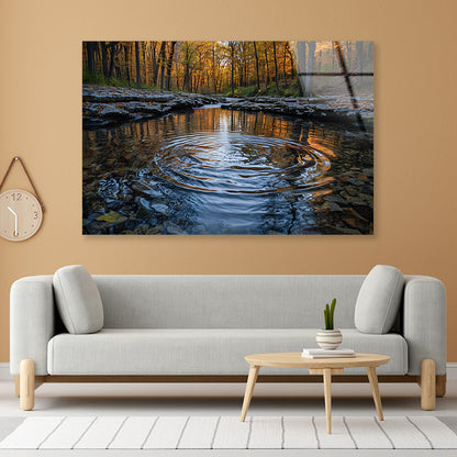 Autumn in the Woods Acrylic Glass Print Tempered Glass Wall Art 100% Made in Australia Ready to Hang