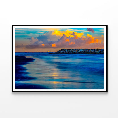 Scenic Sea View in Sizihwan Kaohsiung Taiwan Home Decor Premium Quality Poster Print Choose Your Sizes