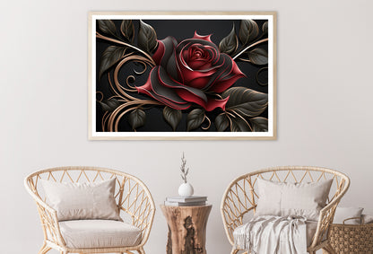 Roses Artistic Flower Design Home Decor Premium Quality Poster Print Choose Your Sizes