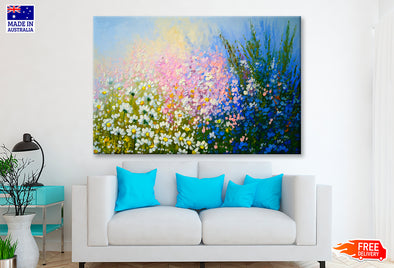 Colorful Flowers Oil Painting Wall Art Limited Edition High Quality Print