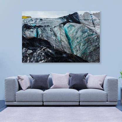 Glacier Ice Cave Acrylic Glass Print Tempered Glass Wall Art 100% Made in Australia Ready to Hang