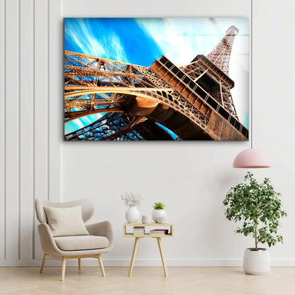 Eiffel Tower Closeup UV Direct Aluminum Print Australian Made Quality