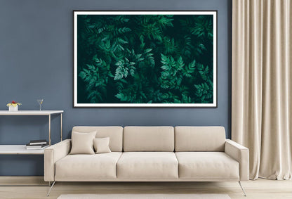 Green Plant with Leaves View Home Decor Premium Quality Poster Print Choose Your Sizes