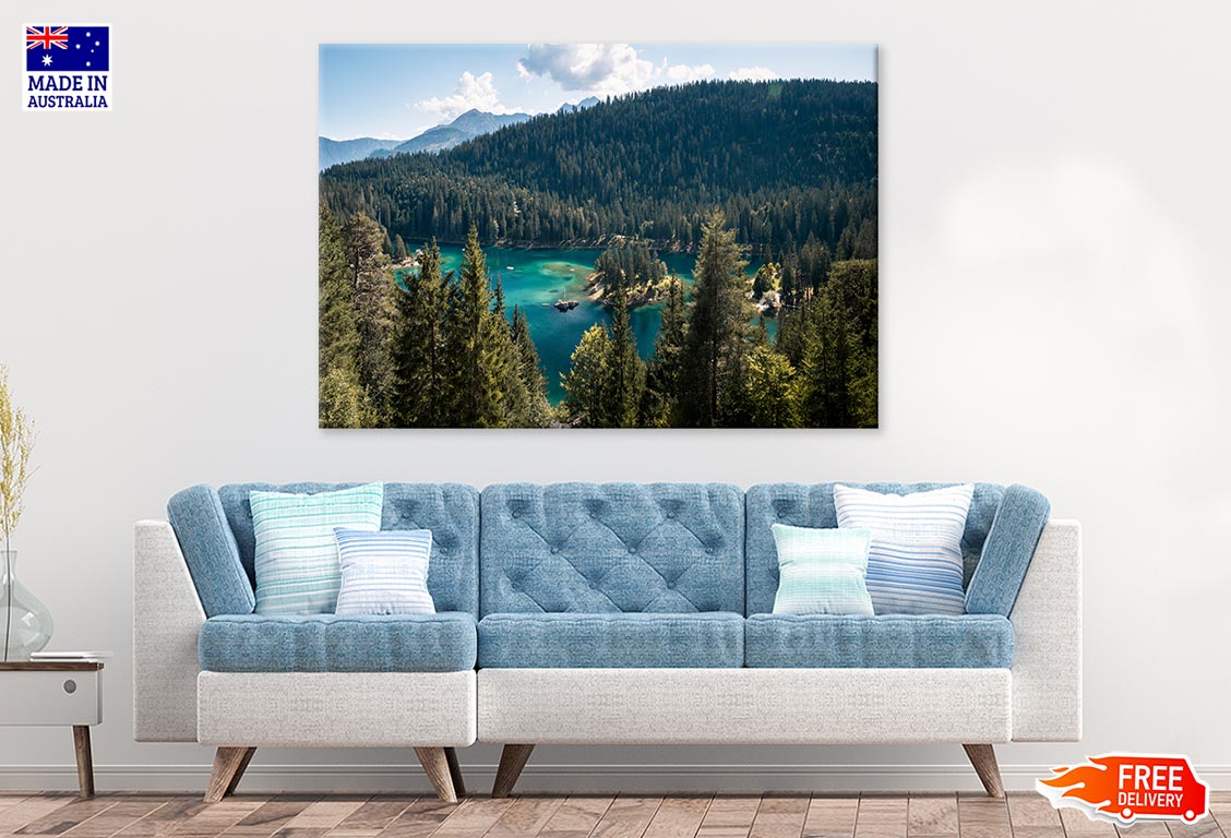 Mountain Landscapes In Switzerland Print 100% Australian Made