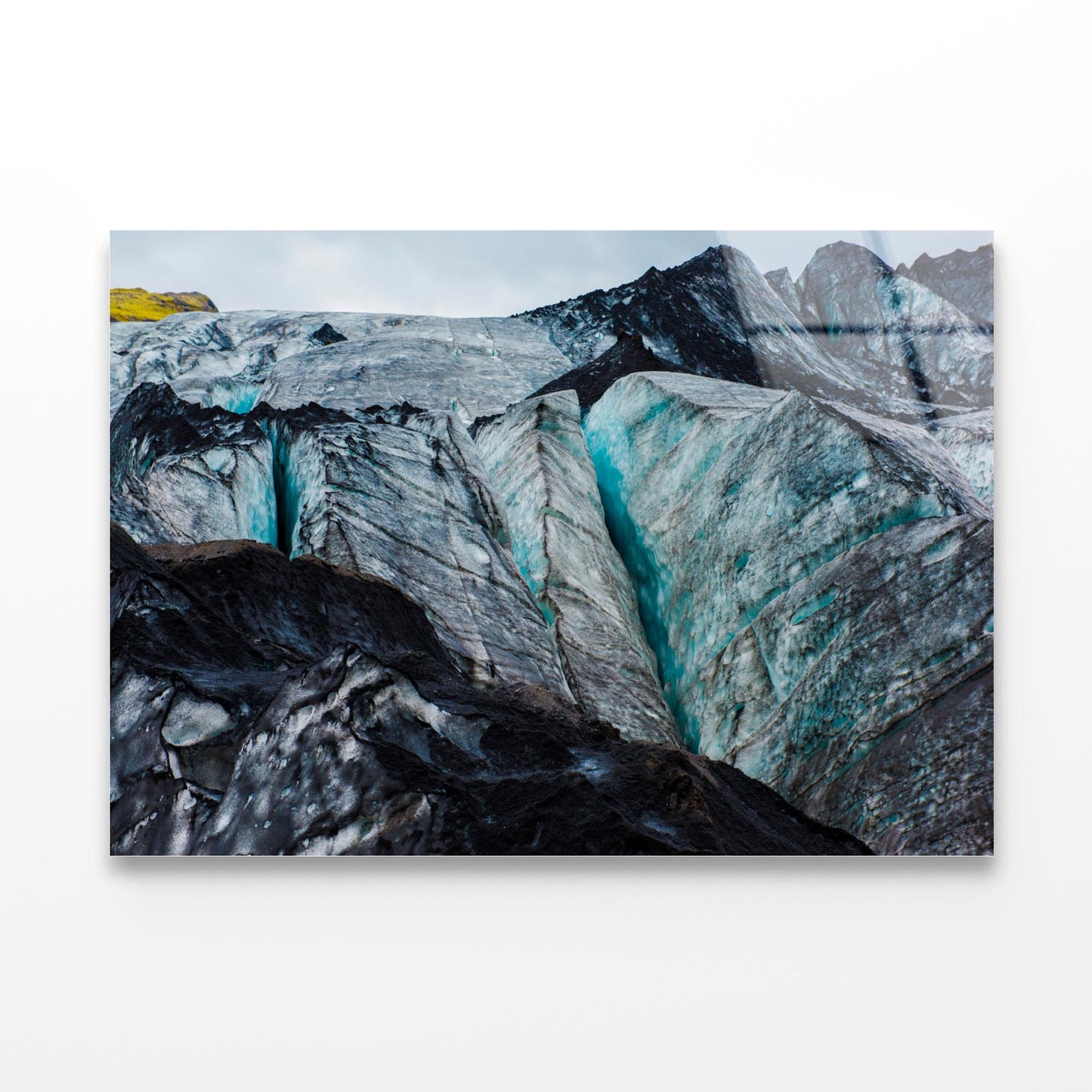 Glacier Ice Cave Acrylic Glass Print Tempered Glass Wall Art 100% Made in Australia Ready to Hang