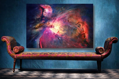 Orion Nebula Hubble Space UV Direct Aluminum Print Australian Made Quality