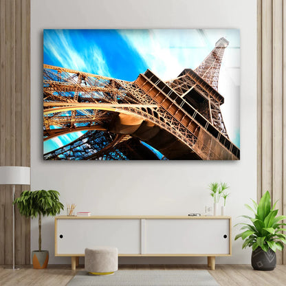 Eiffel Tower Closeup UV Direct Aluminum Print Australian Made Quality