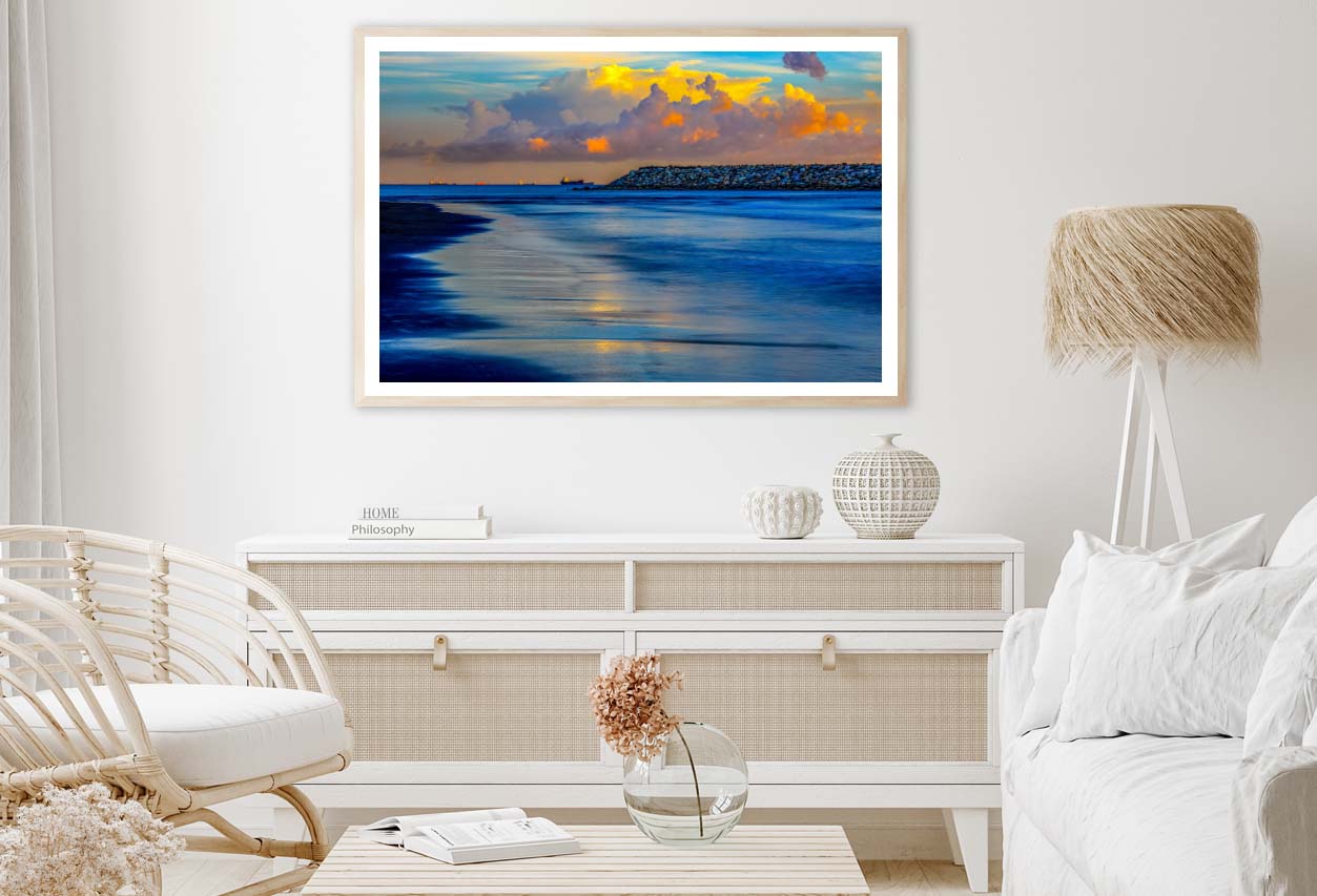 Scenic Sea View in Sizihwan Kaohsiung Taiwan Home Decor Premium Quality Poster Print Choose Your Sizes