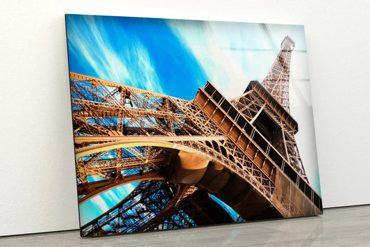 Eiffel Tower Closeup UV Direct Aluminum Print Australian Made Quality