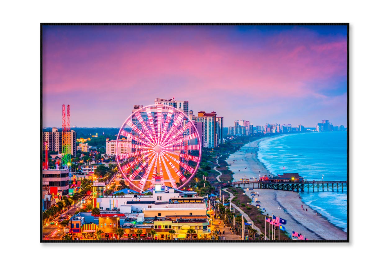 Myrtle Beach, South Carolina Home Decor Premium Quality Poster Print Choose Your Sizes