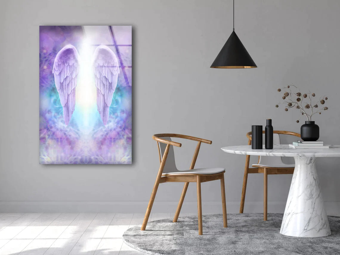 Angel Wings Colorful UV Direct Aluminum Print Australian Made Quality