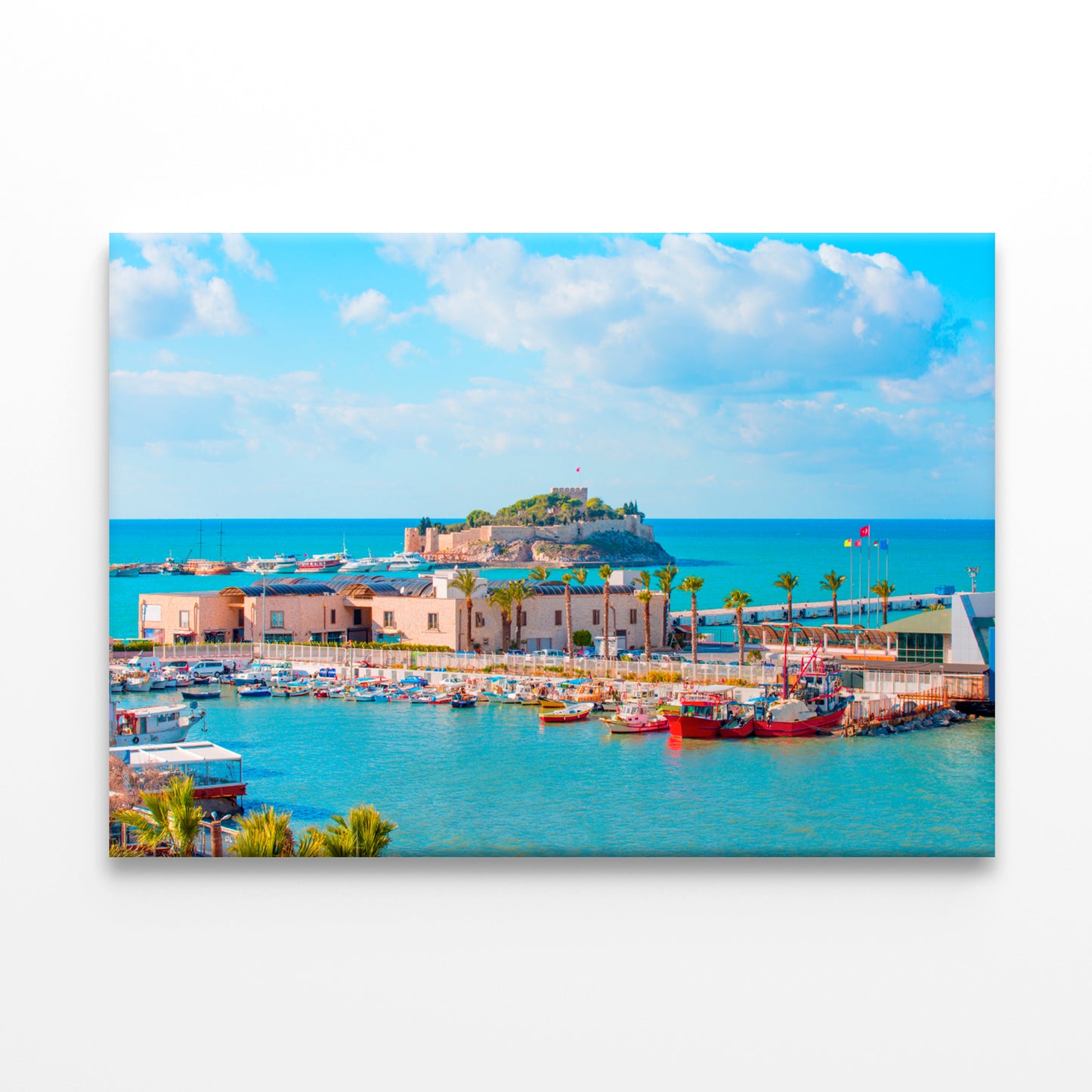 Pigeon Island Pirate Castle Wall Art Decor 100% Australian Made