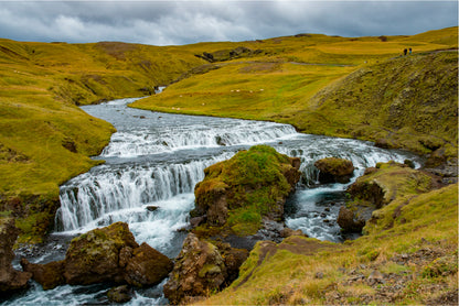 Waterfall Fosstorfufoss Europe Home Decor Premium Quality Poster Print Choose Your Sizes