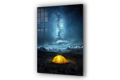 North Pole Galaxy Sky UV Direct Aluminum Print Australian Made Quality