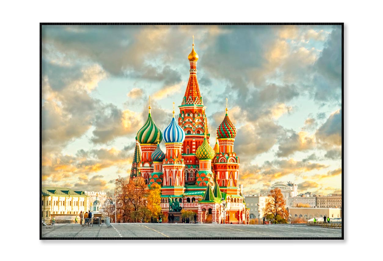 Moscow, Russia, Red Square, View Home Decor Premium Quality Poster Print Choose Your Sizes