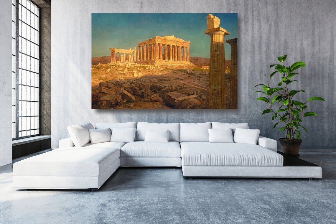 Frederic Edwin Church, The Parthenon UV Direct Aluminum Print Australian Made Quality