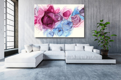 Abstract Art Flowers Acrylic Glass Print Tempered Glass Wall Art 100% Made in Australia Ready to Hang