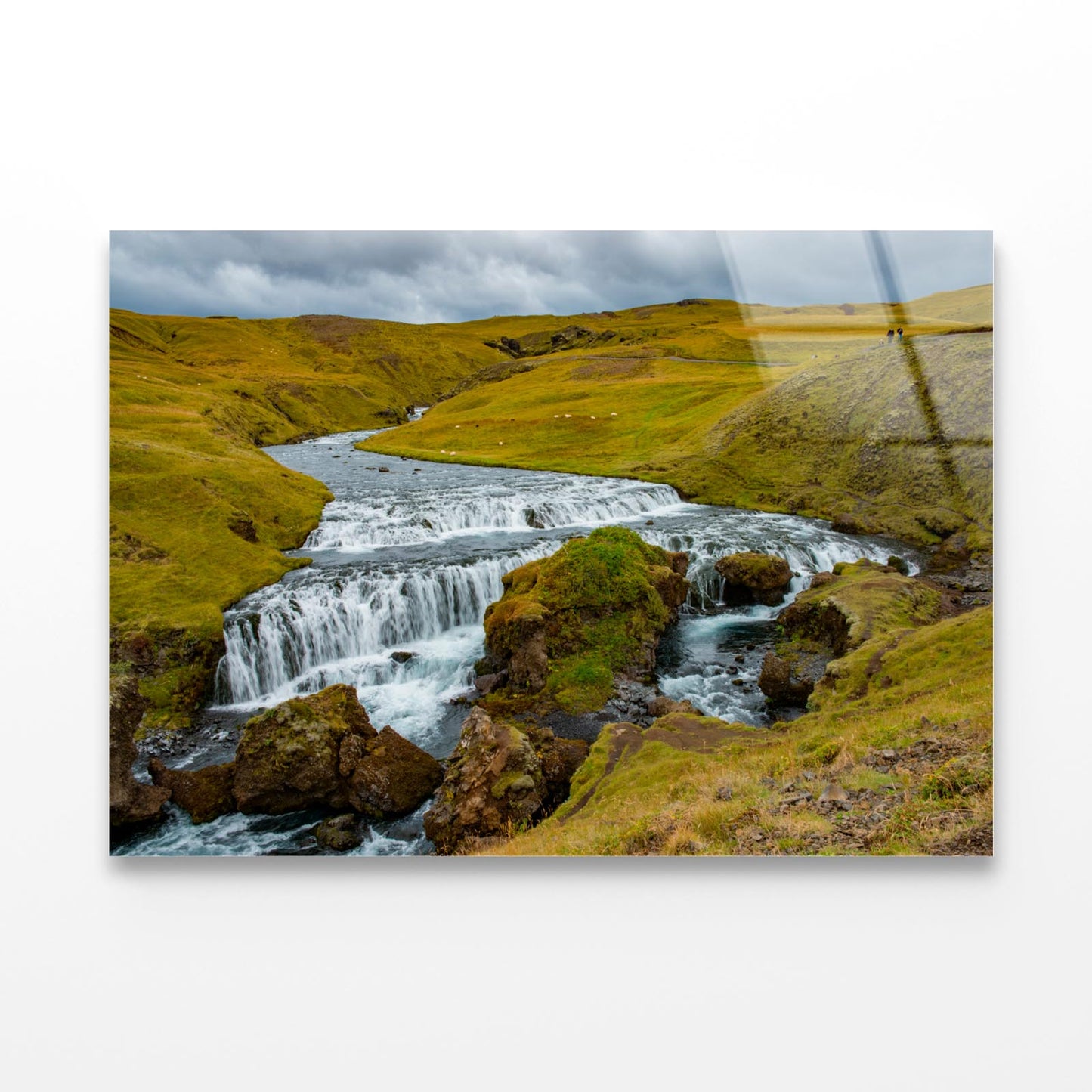 Waterfall Fosstorfufoss Europe Acrylic Glass Print Tempered Glass Wall Art 100% Made in Australia Ready to Hang