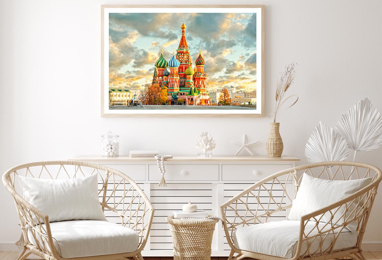 Moscow, Russia, Red Square, View Home Decor Premium Quality Poster Print Choose Your Sizes