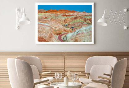 Geological Park Scenery in Zhangye Gansu China Home Decor Premium Quality Poster Print Choose Your Sizes