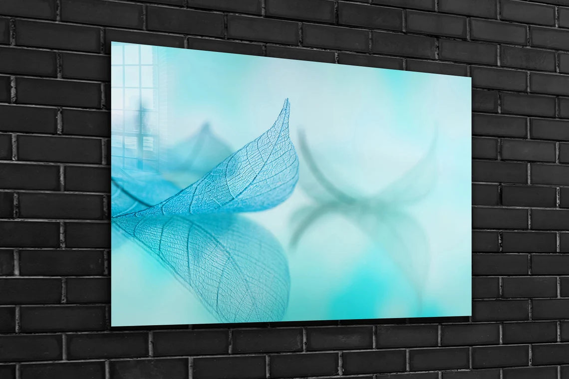 Blue Leaf Xray Digital UV Direct Aluminum Print Australian Made Quality