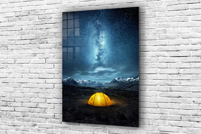 North Pole Galaxy Sky UV Direct Aluminum Print Australian Made Quality