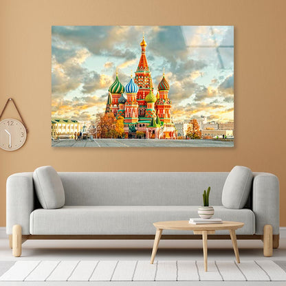 Moscow, Russia, Red Square, View  Acrylic Glass Print Tempered Glass Wall Art 100% Made in Australia Ready to Hang