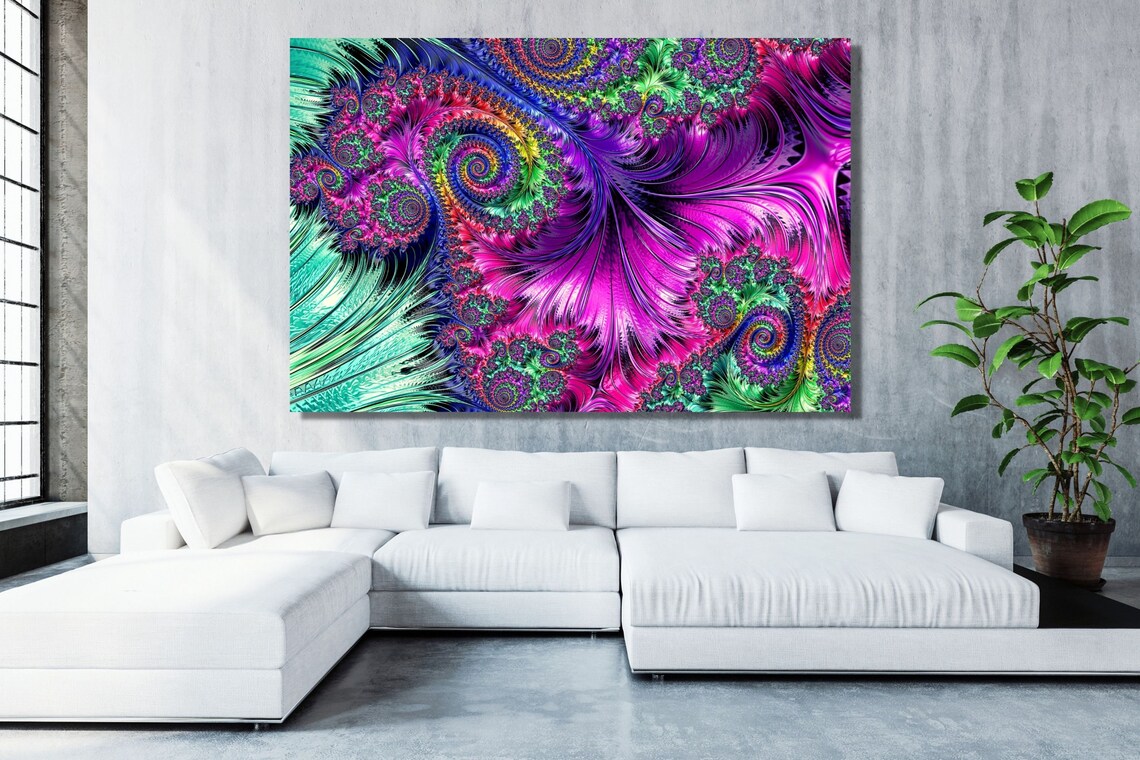 Gloss Boho Abstract Art Acrylic Glass Print Tempered Glass Wall Art 100% Made in Australia Ready to Hang