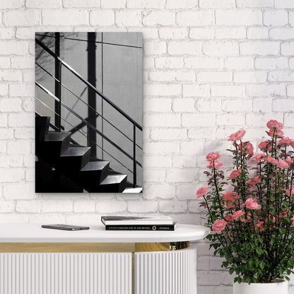 Abstract City Building Shadows 40x60cm Metal Print Ready to Hang