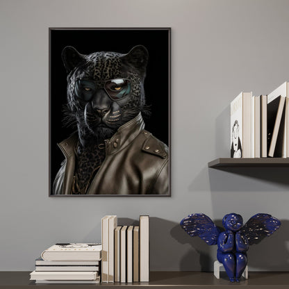 Black Panther Leather Suit Fashion Home Decor Premium Quality Poster Print Choose Your Sizes - Bella Home Decor