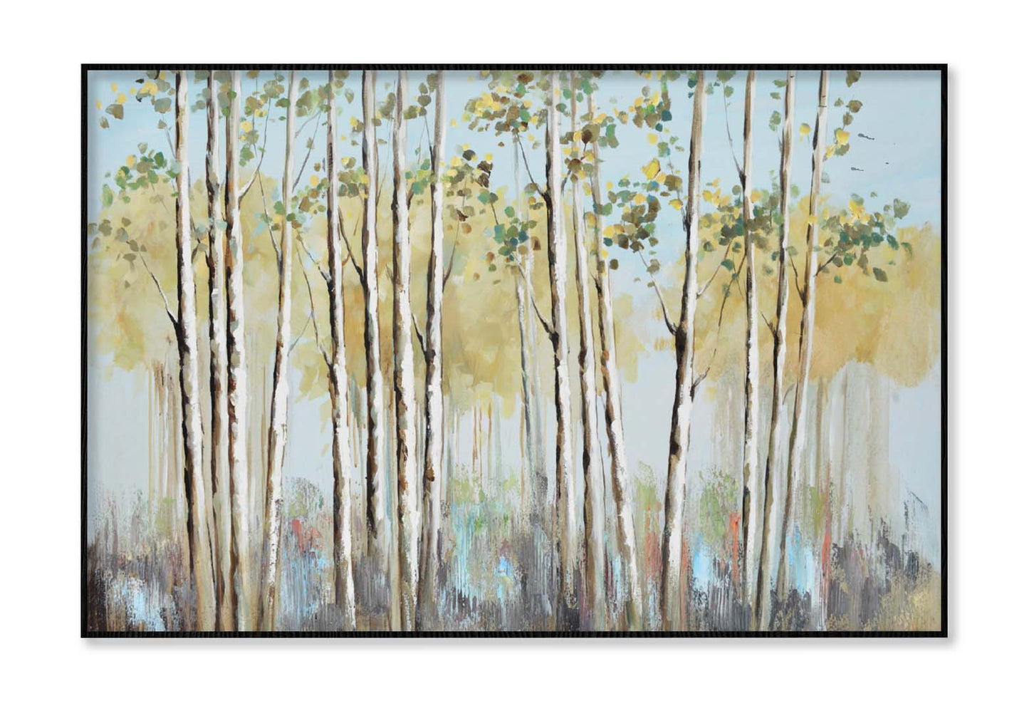 Woods, Green, spring, Painting Wall Art Limited Edition High Quality Print