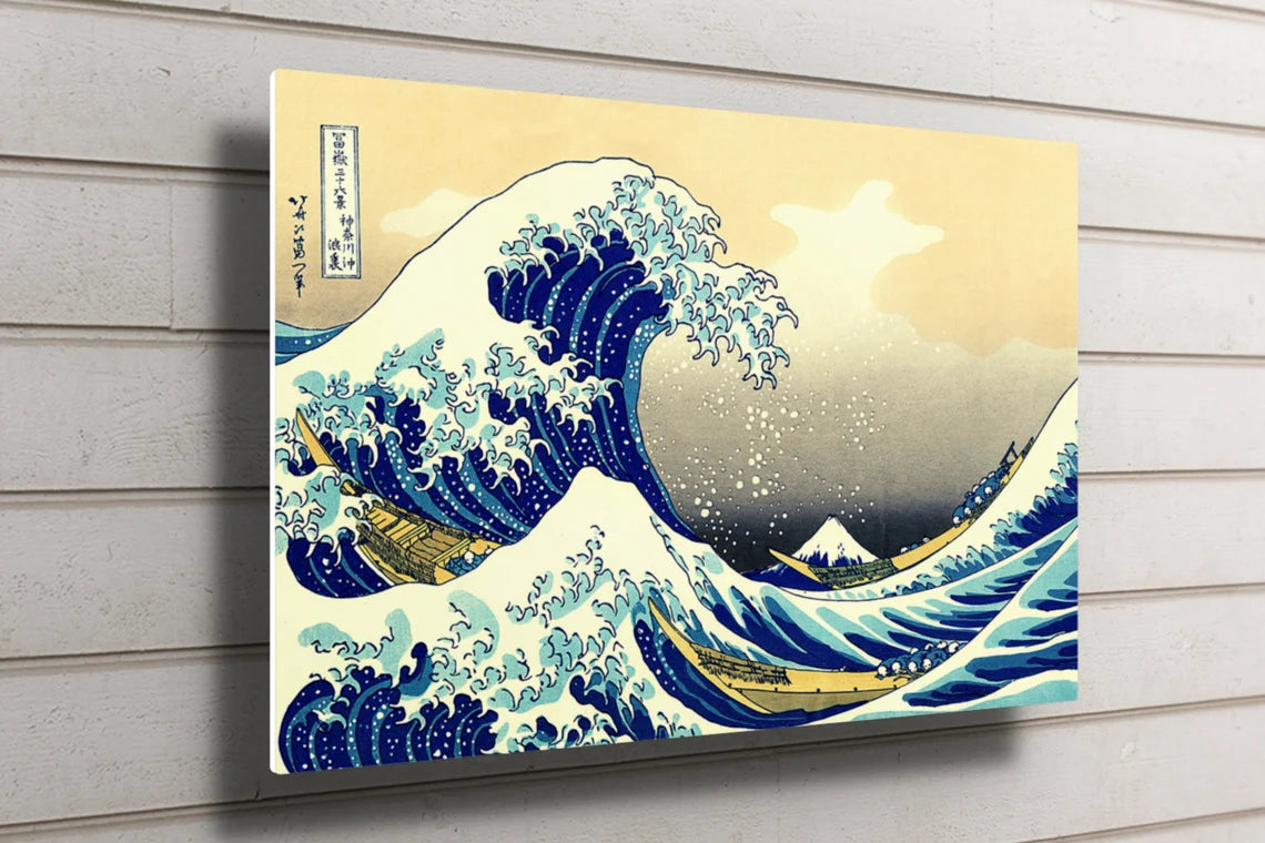 Hokusai, The Great Wave Off Kanagawa UV Direct Aluminum Print Australian Made Quality