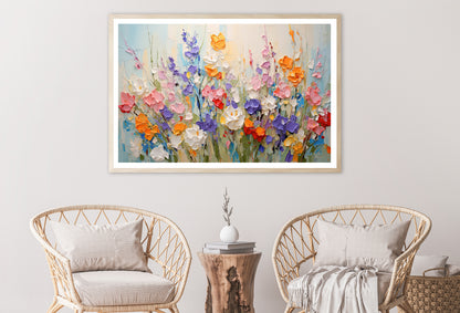 Flower Blossom Oil Painting Style Home Decor Premium Quality Poster Print Choose Your Sizes