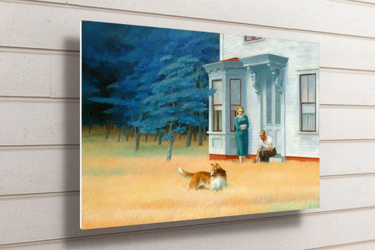 Edward Hopper, Cape Cod Evening UV Direct Aluminum Print Australian Made Quality