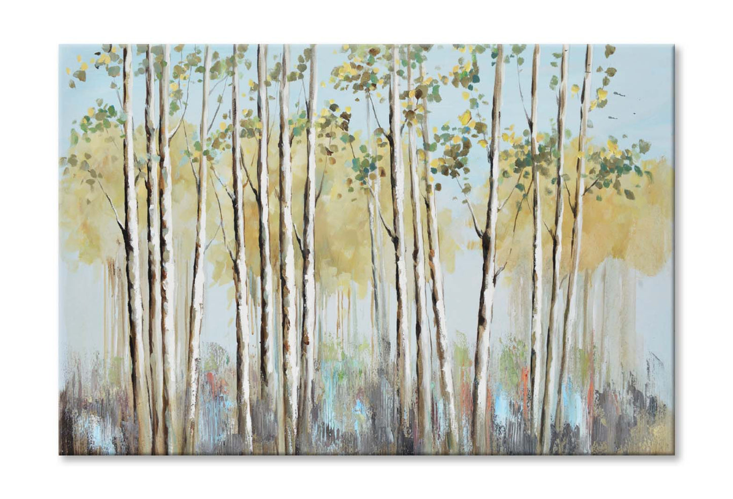 Woods, Green, spring, Painting Wall Art Limited Edition High Quality Print