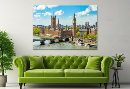 London Cityscape with Big Ben, UK Wall Art Decor 100% Australian Made