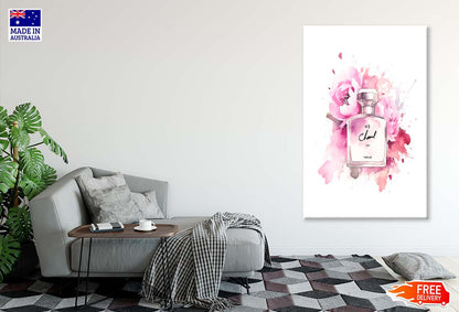 Pink Rose Perfume Print 100% Australian Made