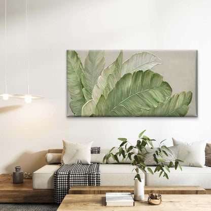 Cream Background with Banana Wall Art Canvas Office Home Room Framed 120x60cm