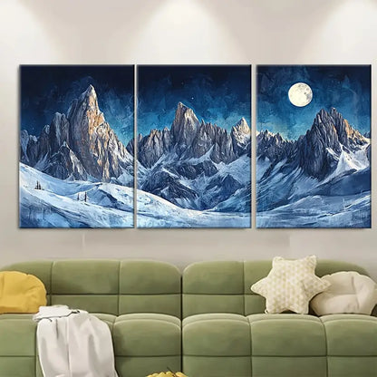 3pcs Dolomites Italian Alps Travel Wall Art Set Canvas Framed 60x90cm - High Quality Print 100% Australian Made Wall Canvas Ready to Hang