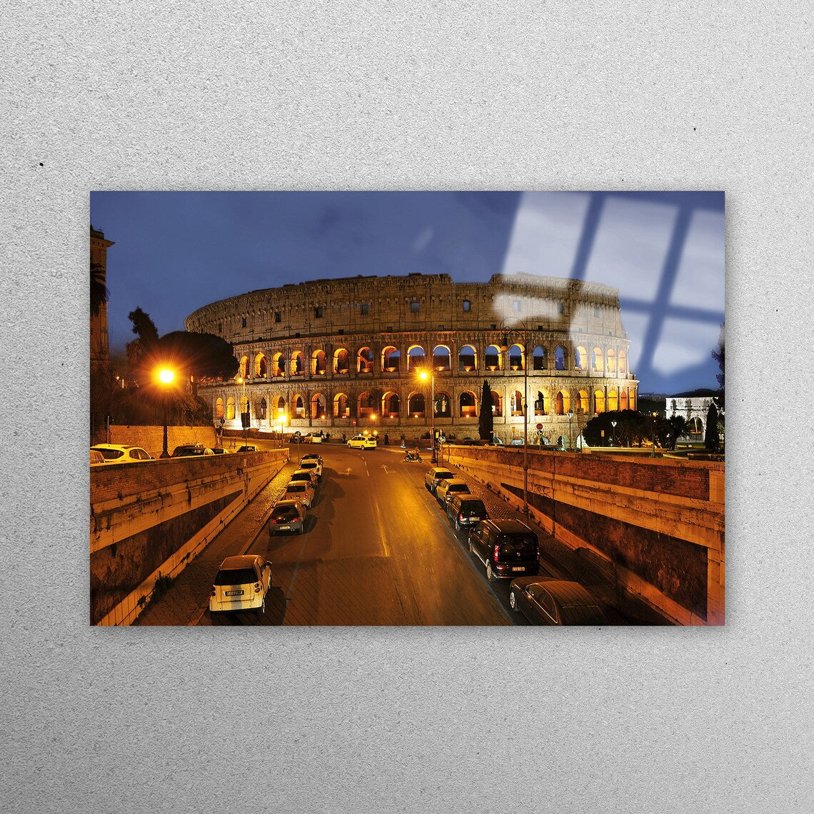 Rome Colosseum Wall Art Acrylic Glass Print Tempered Glass Wall Art 100% Made in Australia Ready to Hang