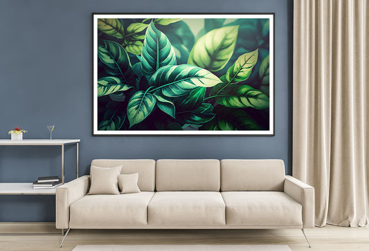 Pattern Featuring Leaves Home Decor Premium Quality Poster Print Choose Your Sizes