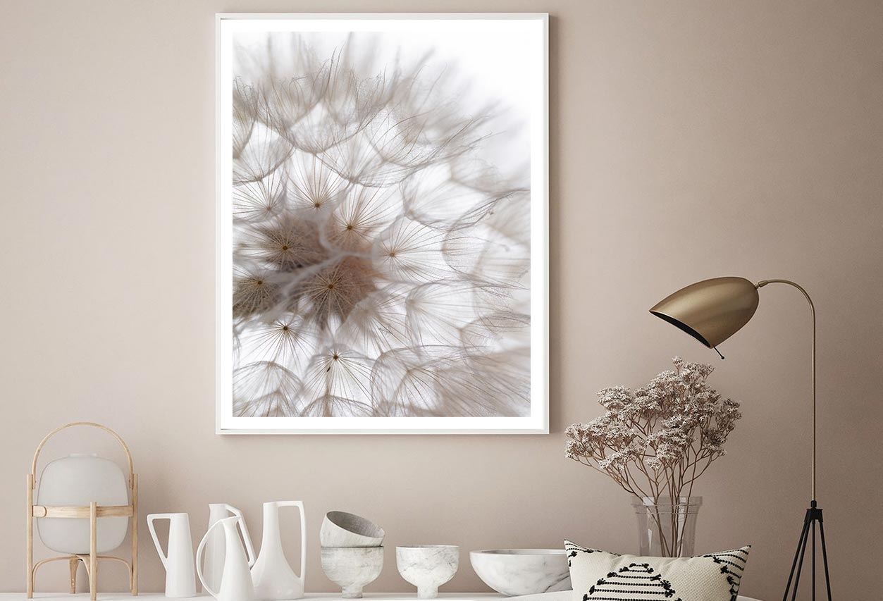 Dandelion Macro Flower Abstract Home Decor Premium Quality Poster Print Choose Your Sizes