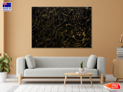 Premium Black and Gold Modern Art Print 100% Australian Made