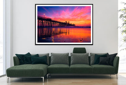 Sunset On the Ocean Home Decor Premium Quality Poster Print Choose Your Sizes