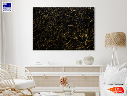 Premium Black and Gold Modern Art Print 100% Australian Made